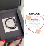 Unisex personalizuota apyrankė Valentinui su brangių žmonių vardais / datomis - Image 17