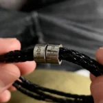 Unisex personalizuota apyrankė Valentinui su brangių žmonių vardais / datomis - Image 4